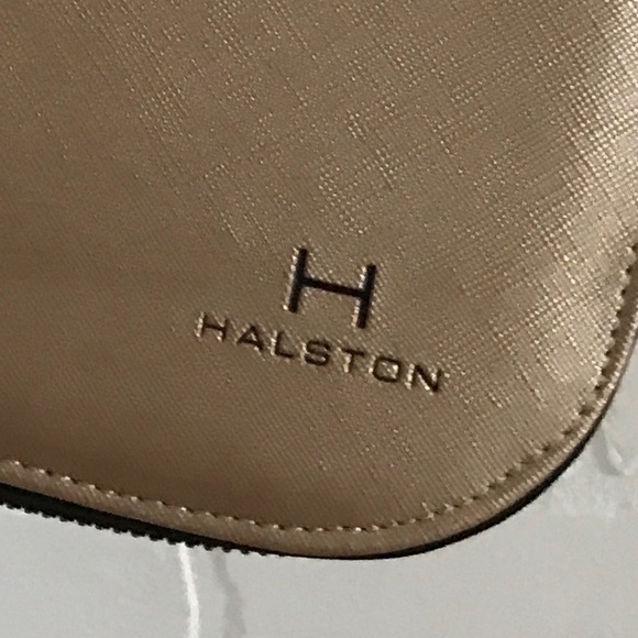 Halston Travel Jewelry box Bag Bronze Vacation Storage - Picture 6 of 7